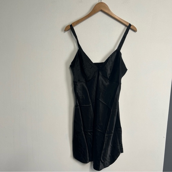 NWOT WORTHINGTON  2 Piece Size‎ 12 Lingerie Black Floral Lace Robe Black Nightie - Picture 11 of 16